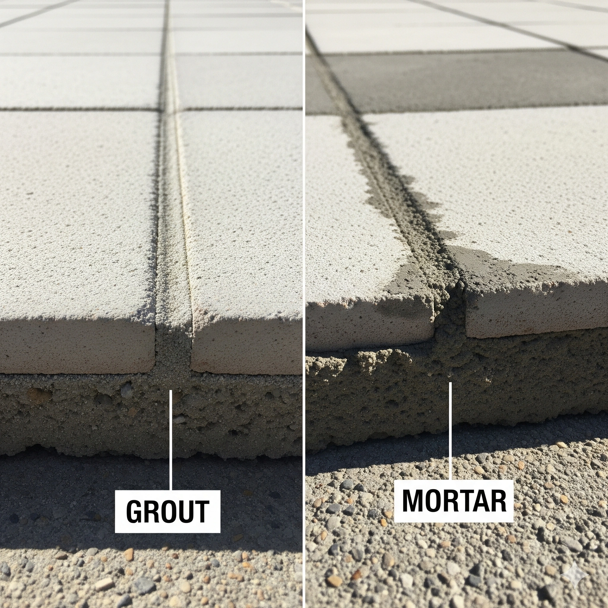 Key Differences Between Outdoor Tile Grout and Mortar