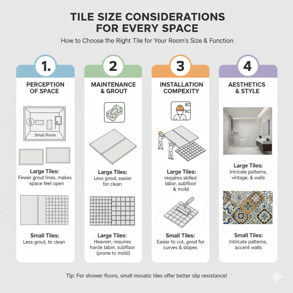Tile Size Considerations for Every Space