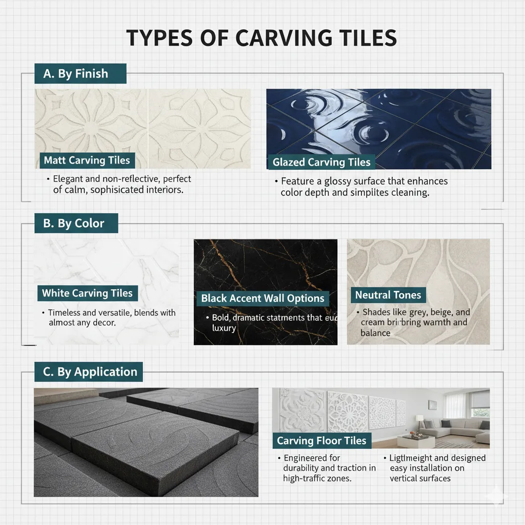 Types of Carving Tiles