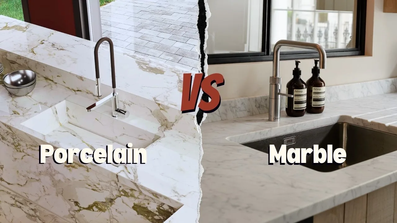 Porcelain Countertops vs Marble Countertops: Which Is Better for Your Space
