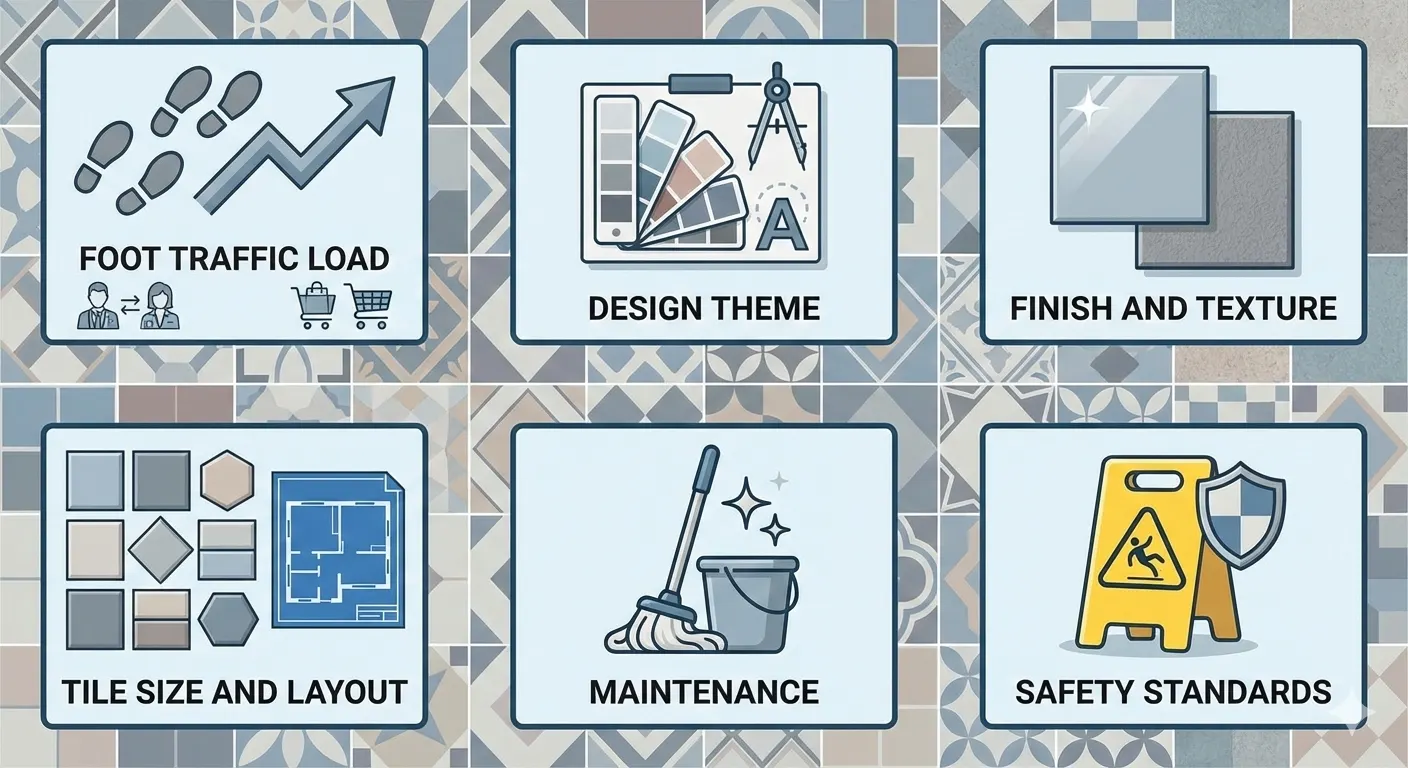 Key Factors to Consider When Choosing Commercial Tiles