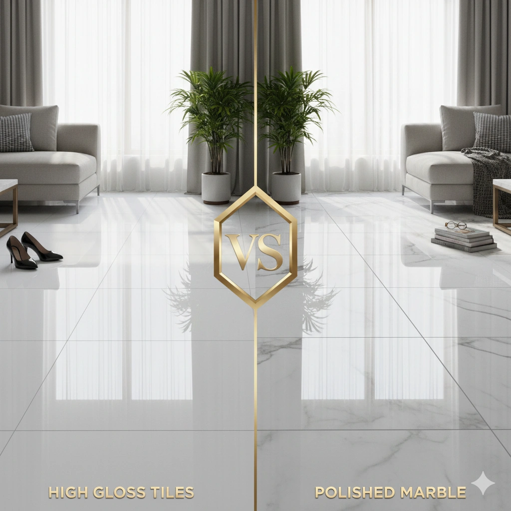 High Gloss Tiles or Polished Marble: Which Should You Choose