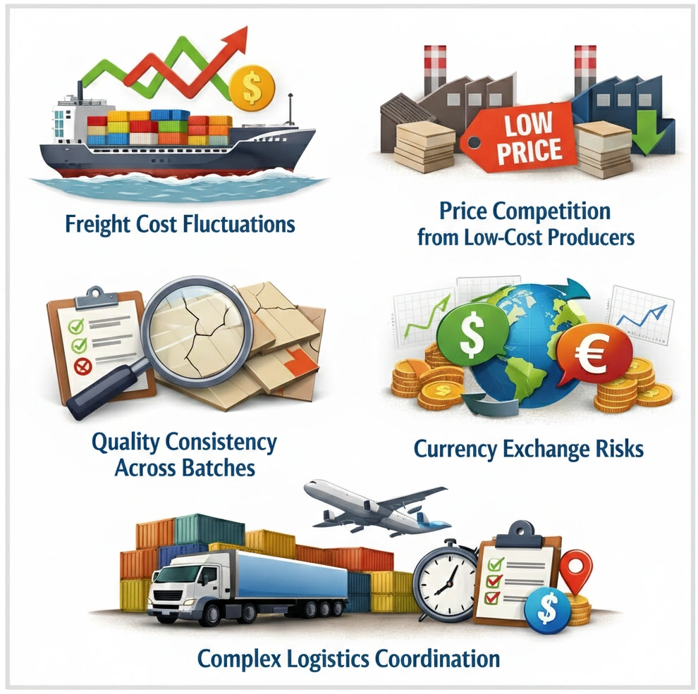 Challenges Faced by Ceramic Tile Manufacturers in Export