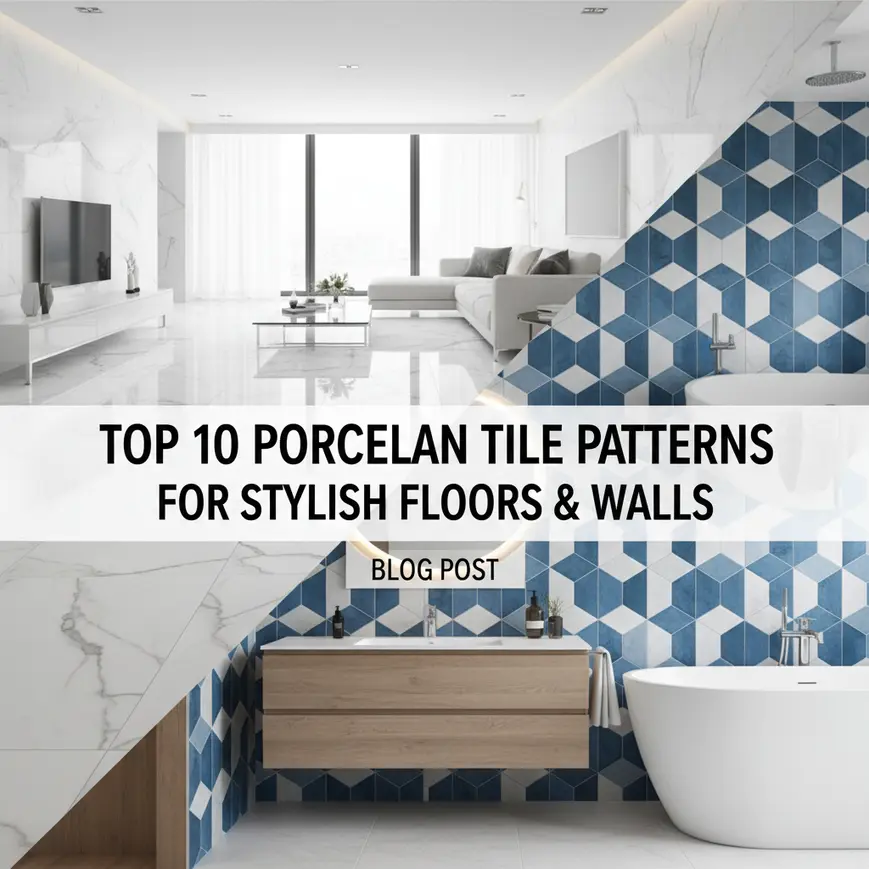Top 10 Porcelain Tile Patterns for Stylish Floors and wall