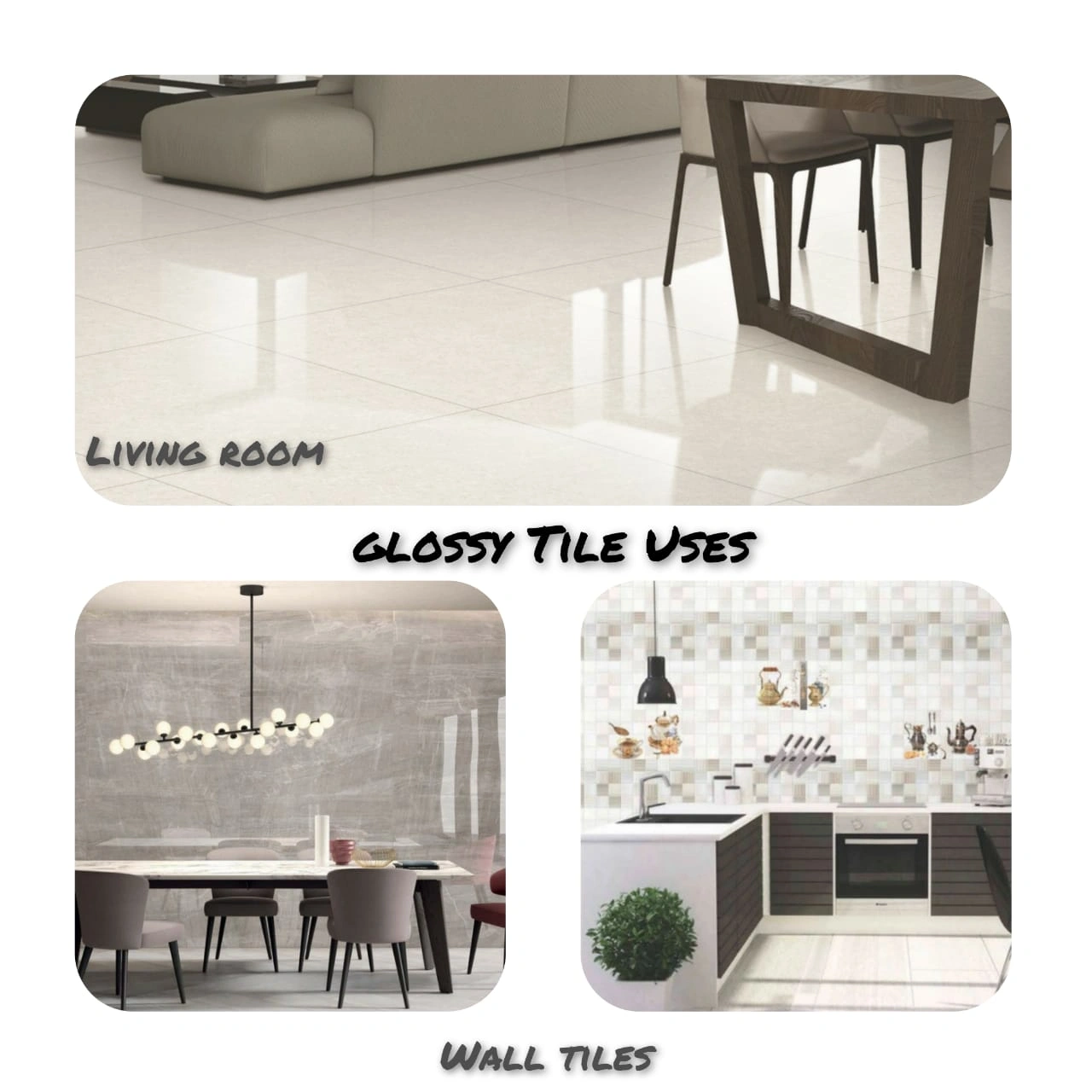 When to Choose Glossy Tiles