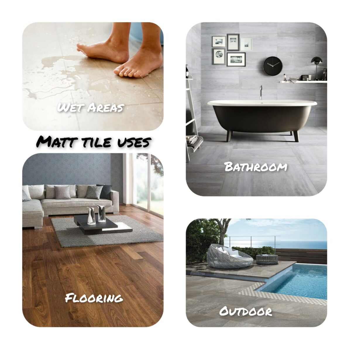 When to Choose Matt Tiles